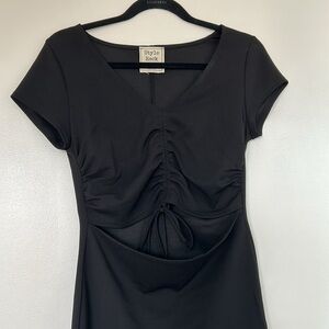 Style Rack Black Cutout Bodycon Dress, Medium